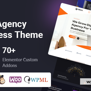 Orixy - Digital Agency WordPress Theme