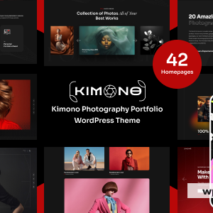 Kimono - Photography Portfolio WordPress Theme