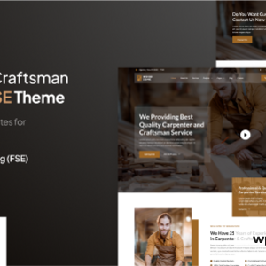 Woodzone – Carpenter & Craftsman FSE WordPress Theme