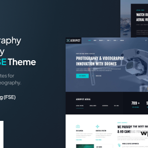 Aeropict – Drone Aerial Photography & Videography FSE WordPress Theme