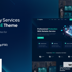 Cryptiva - Cyber Security Services FSE WordPress Theme