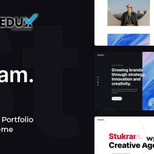 Stukram - AJAX Agency & Portfolio WordPress Theme