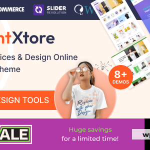 PrintXtore – Printing Services & Design Online WordPress WooCommerce Theme
