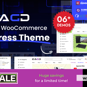Zagg - Electronics & Accessories WooCommerce WordPress Theme