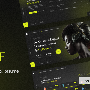 Merge - Personal Portfolio & Resume WordPress Theme