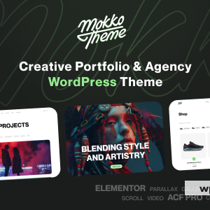 Mokko - Creative Portfolio & Agency WordPress Theme