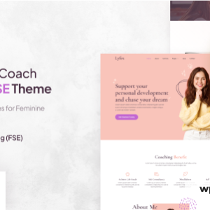 Lyfes – Feminine Life Coach & Speaker FSE WordPress Theme