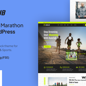 Runclub – Running Club, Marathon & Sports FSE WordPress Theme