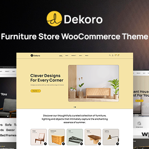 Dekoro - Furniture Store WooCommerce Theme