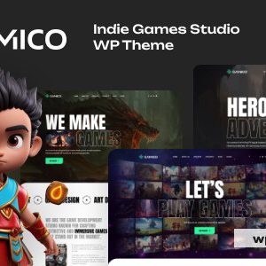 Qamico - Indie Games Studio WordPress Theme