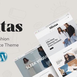Mixtas - Minimalist Fashion WooCommerce Theme