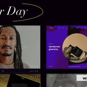 Roger Day - Personal CV/Resume WordPress Theme