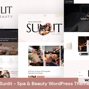 Sunlit - Spa & Beauty WordPress Theme
