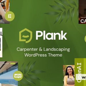 Plank - Carpenter & Landscaping WordPress Theme