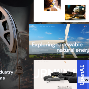 Fuse - Production & Industry WordPress Theme