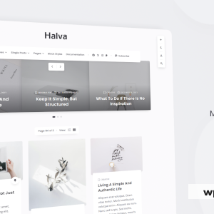 Halva - Minimal Theme for WordPress Blog