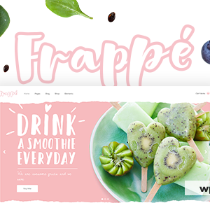 Frappé - Smoothie, Juice Bar and Organic Food Theme