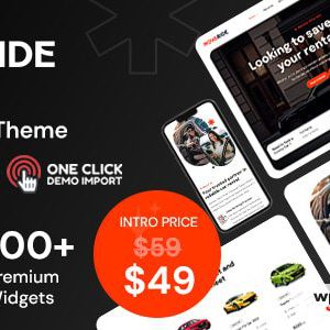 Novaride - Car Rental WordPress Theme
