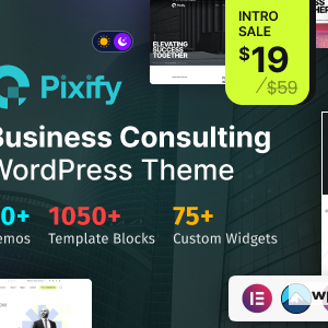 Pixify - Business Consulting WordPress Theme