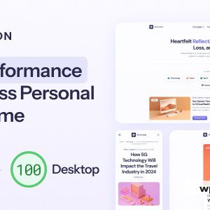 Revision - Optimized Personal Blog WordPress Theme