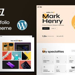 Perez - Personal Portfolio WordPress Theme