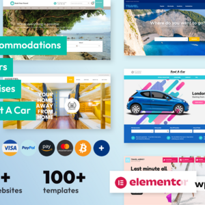 Book Your Travel - Online Booking WordPress Theme