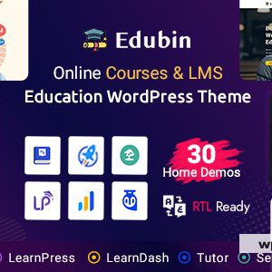 Edubin - Education LMS WordPress Theme