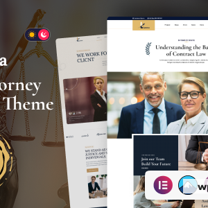 Lawna - Lawyer & Law Firm WordPress Theme