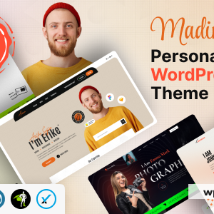 Madin - Personal Portfolio WordPress Theme