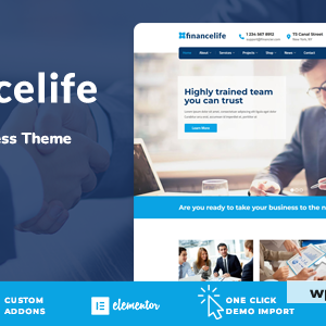 FinanceLife - Business WordPress Theme