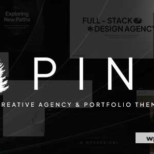 Pine - Creative Agency & Portfolio WordPress Theme