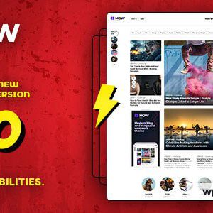 Mow - Blog & Magazine WordPress Theme