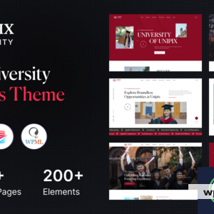 Unipix - University Education WordPress Theme + RTL