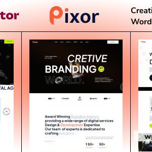 Pixor - Creative Digital Agency WordPress Theme