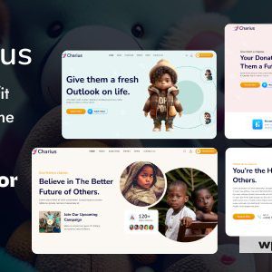 Charius - Nonprofit Charity WordPress Theme