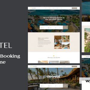 NouHotel - Resort & Hotel Booking WordPress Theme
