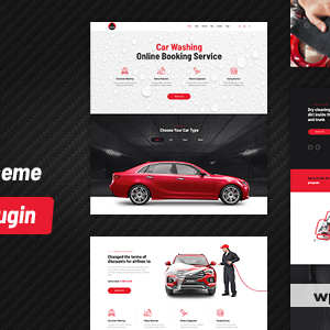 Aqualine - Car Washing Service with Booking System WordPress Theme