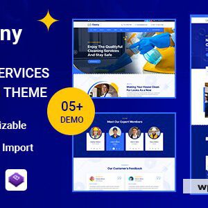 Cleeny – Cleaning Services & Repair Company WordPress Theme