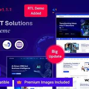 Techtlk – Business & IT Solutions WordPress Theme