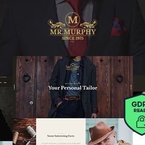Mr. Murphy - Custom Dress Tailoring Clothing WordPress Theme