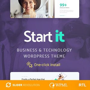 Start It - Technology & Startup WP Theme