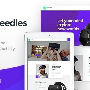 Weedles - Virtual Reality Landing Page & Store WordPress Theme