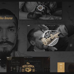 Revolver - Tattoo Studio and Barbershop Theme