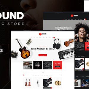 Sound - Musical Instruments Online Store Theme