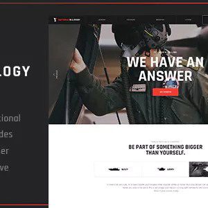 Militarology - Military Service WordPress Theme