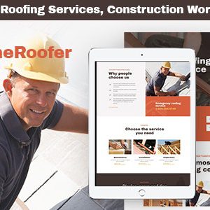 HomeRoofer - Roofing Company Services & Construction WordPress Theme