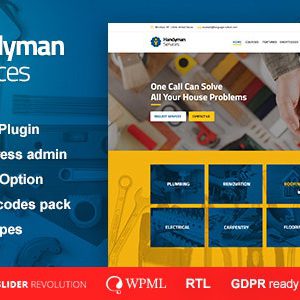 Handyman Services - Construction & Renovation WordPress Theme