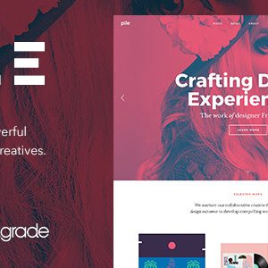 PILE - An Uncoventional WordPress Portfolio Theme