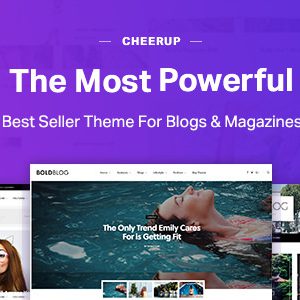 CheerUp - Blog / Magazine - WordPress Blog Theme