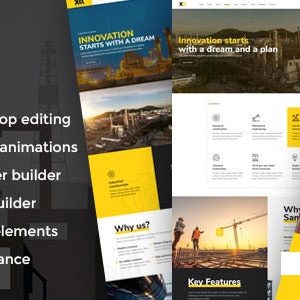 Samatex - Industrial WordPress Theme + Woocommerce
